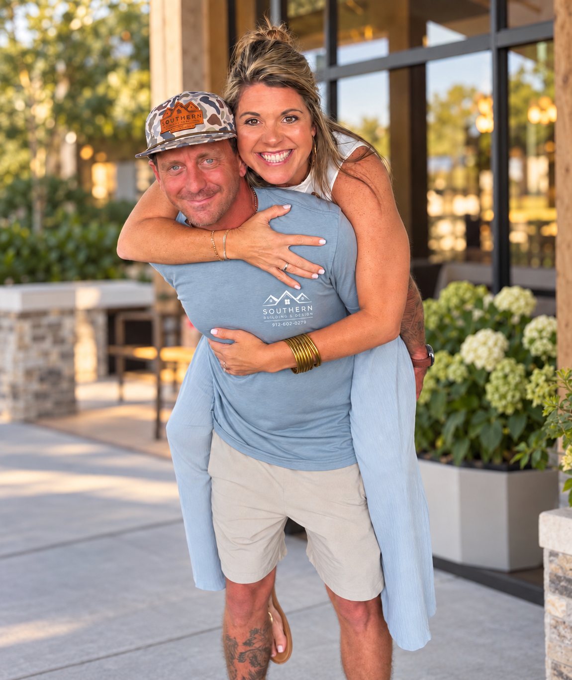 Brad and Mallory, owners of Southern Building and Design